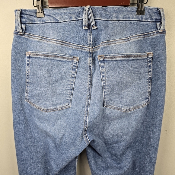 GOOD AMERICAN Good Legs Crop Skinny Denim Jean Pants High Rise Blue Womens Sz 15 - Picture 6 of 13